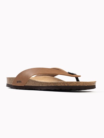 Bayton - Sandalias de dedo 'Lucca' en beige