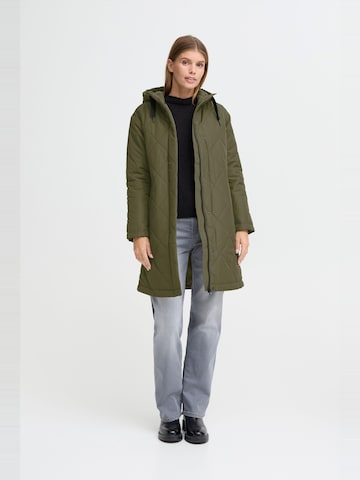 Oxmo Between-season jacket ' OXBMMBELIS LONG JACKET ' in Green