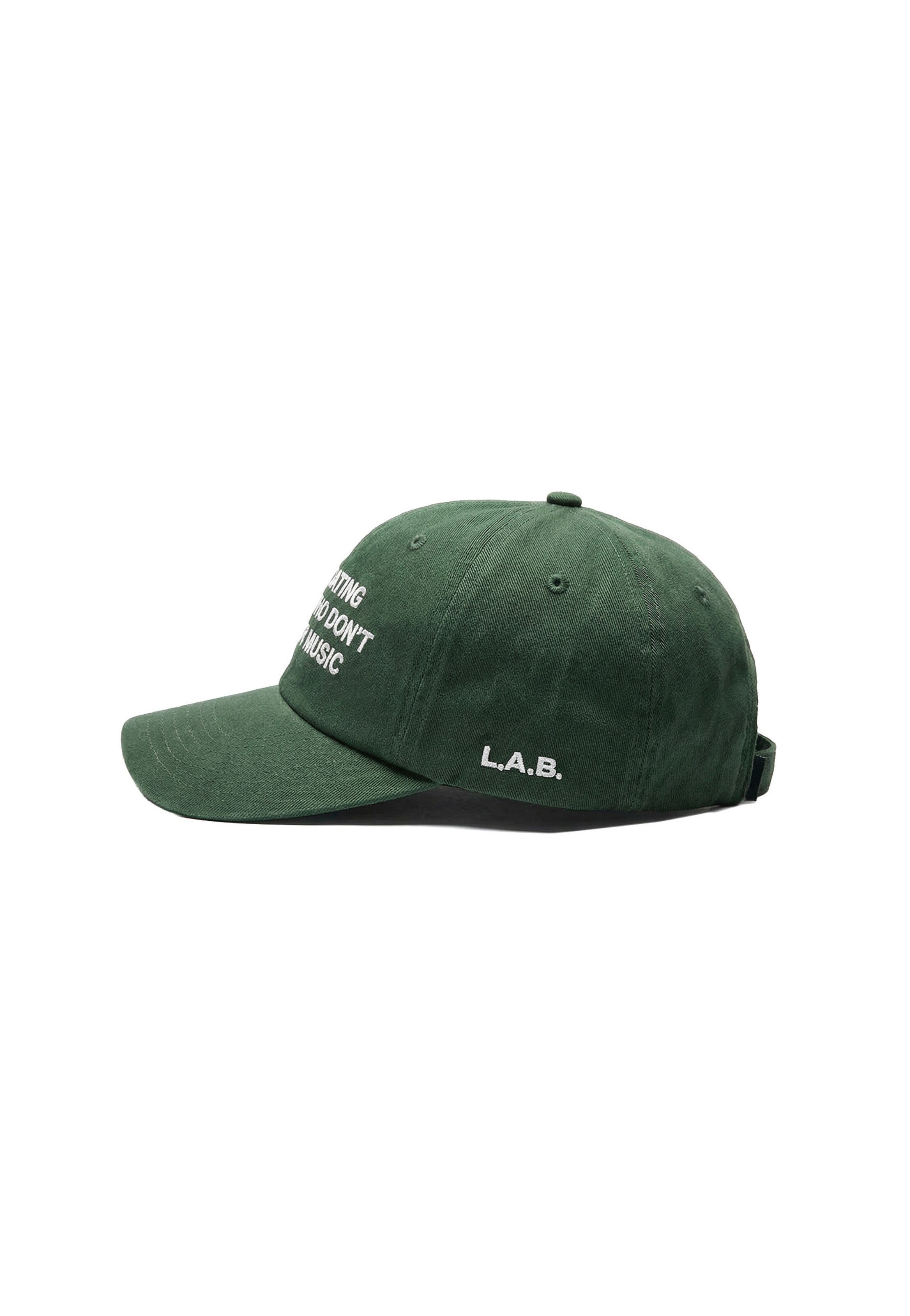 Hatline Lab Cap 'Hola Que Tal' in Green