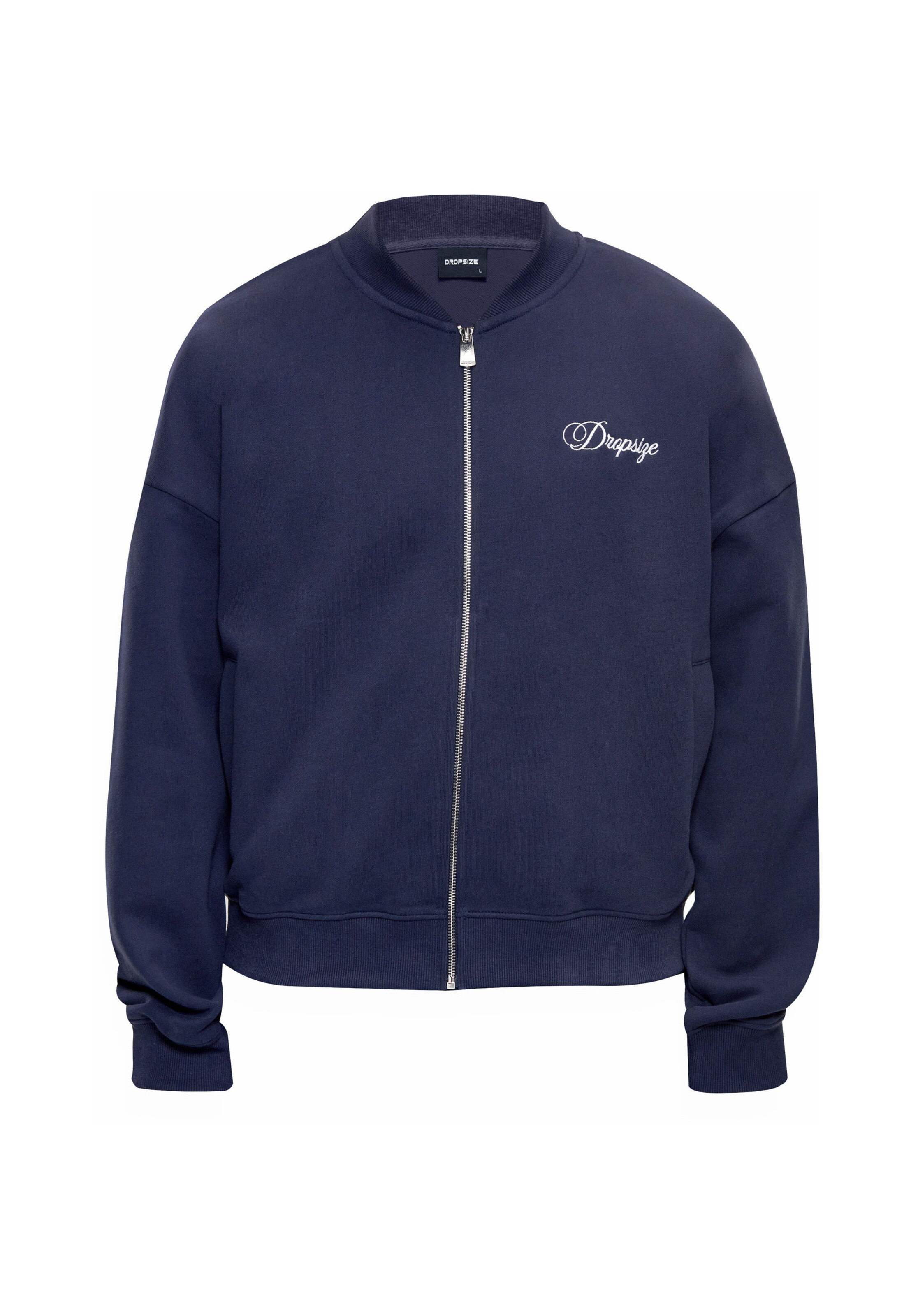 Giacca di felpa di Dropsize in blu: frontale