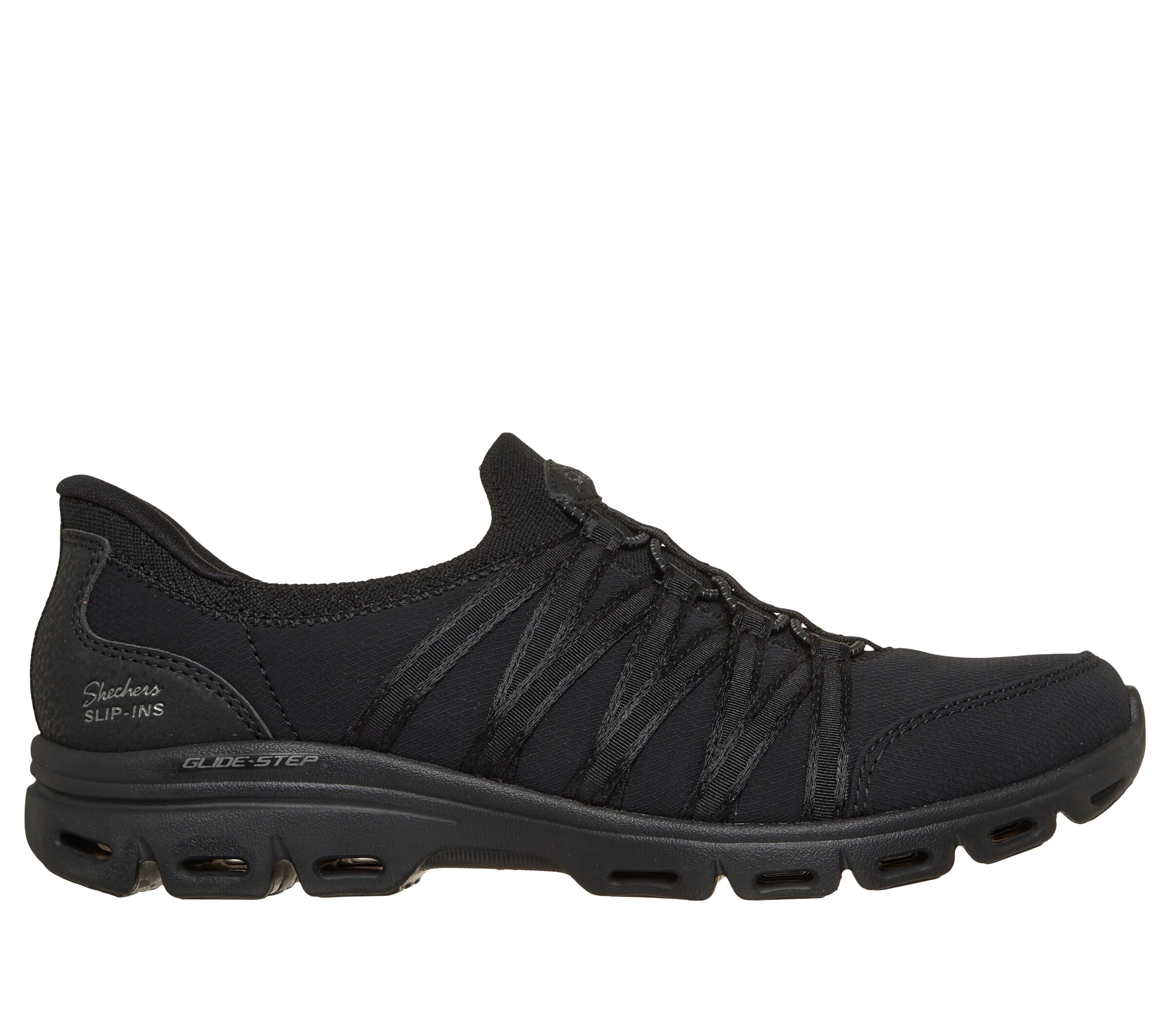 SKECHERS Slip-Ons in Black