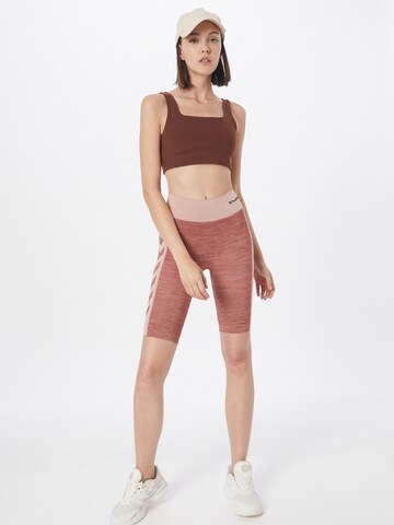 Hummel Skinny Sportovní kalhoty – červená