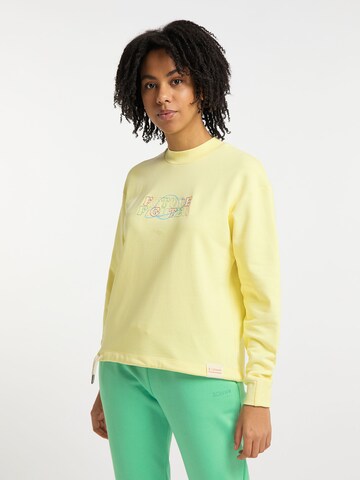 SOMWR Sweater 'FUTURE' in Yellow: front