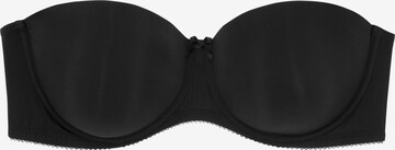 NUANCE Bandeau Bra in Black: front