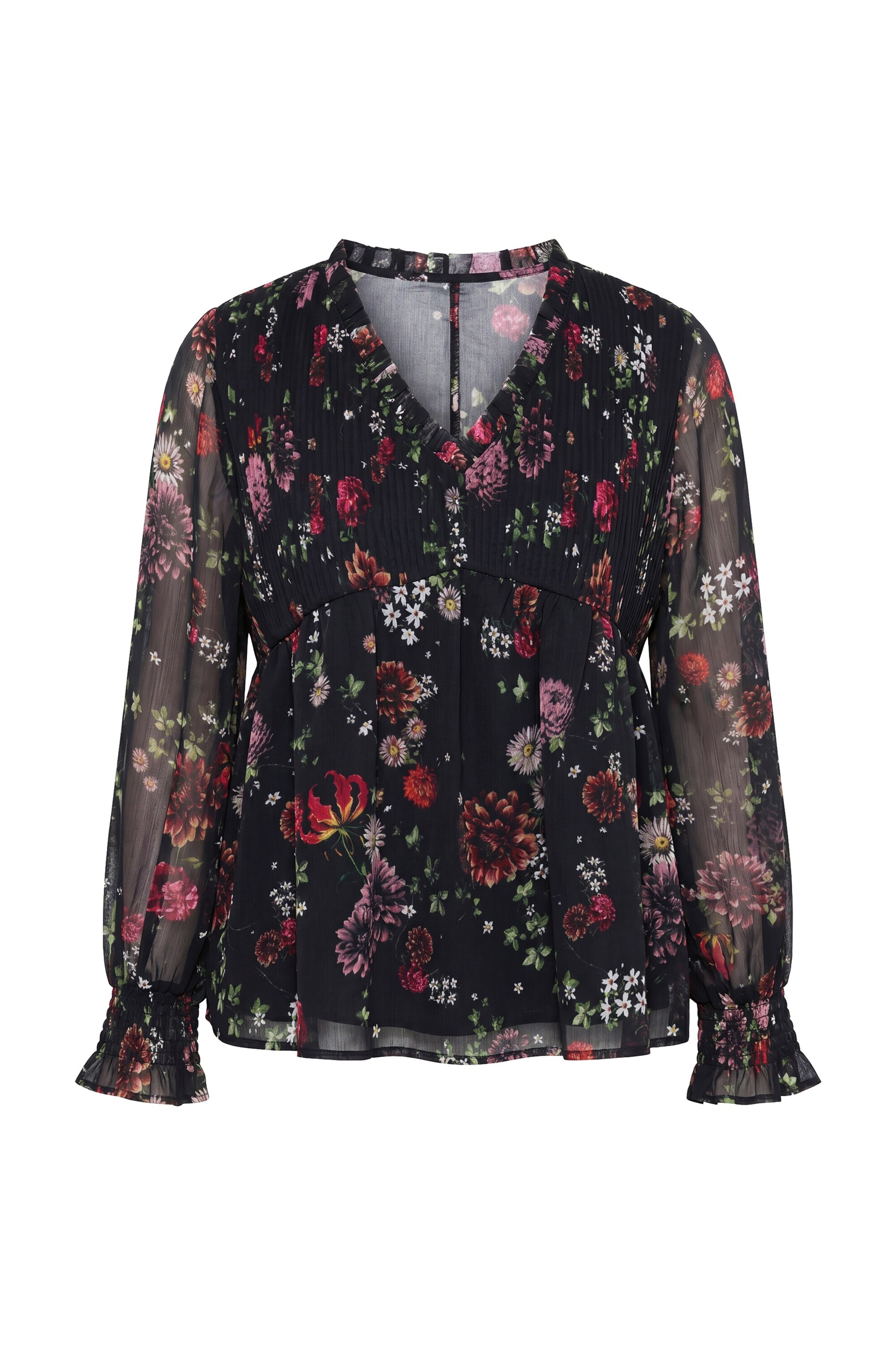 Ulla Popken Blouse in Black: front