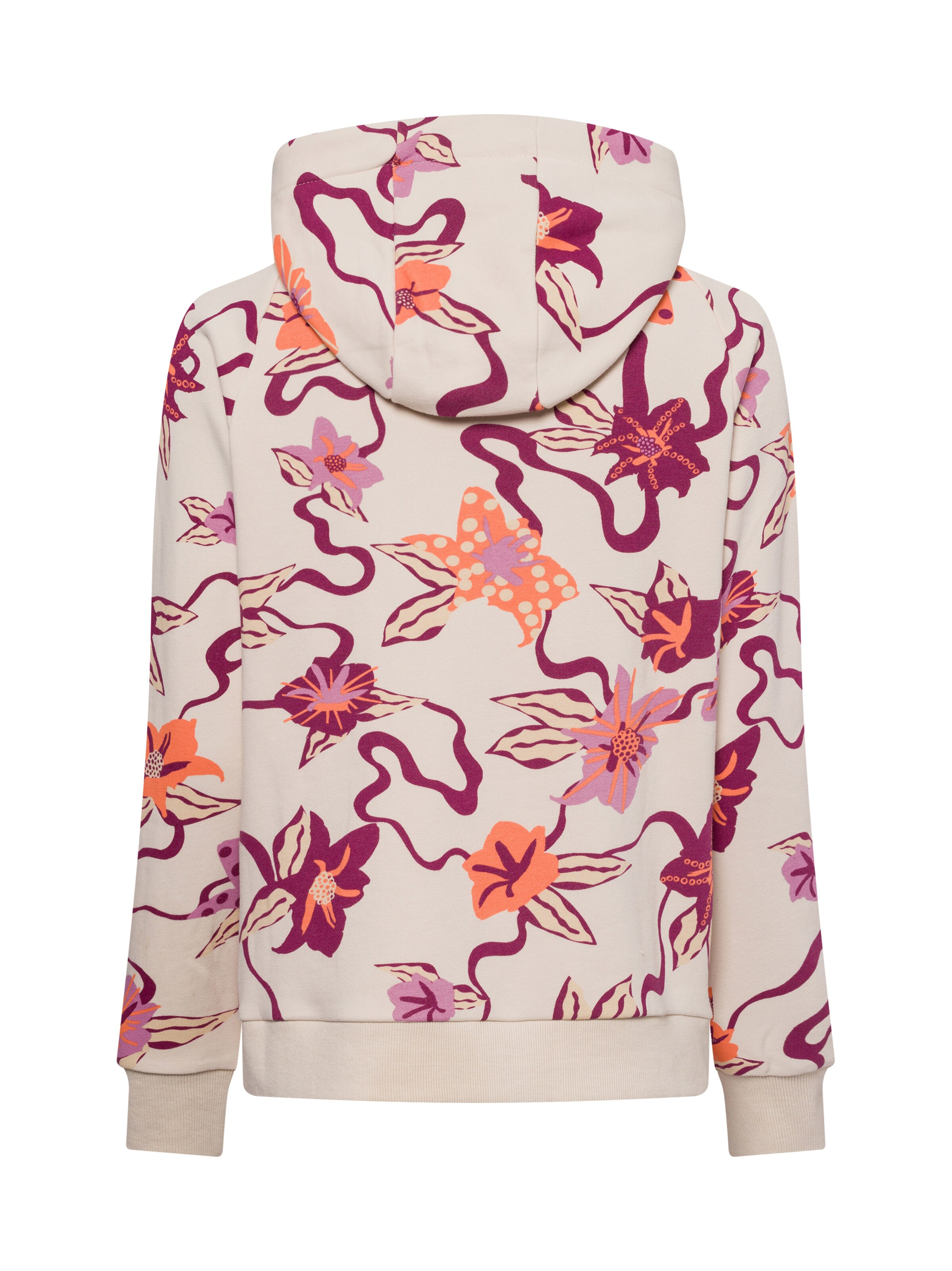 Ragwear Zip-Up Hoodie in Beige