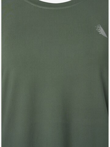 Tricou 'ABASIC ONE' de la Active by Zizzi pe verde