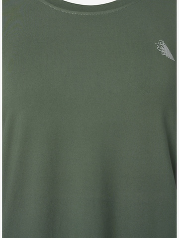 Active by Zizzi Shirt 'ABASIC ONE' in Groen