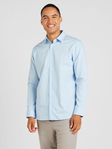 Comfort fit Camicia 'JPRBLABUSHWICK STANLEY' di JACK & JONES in blu: frontale