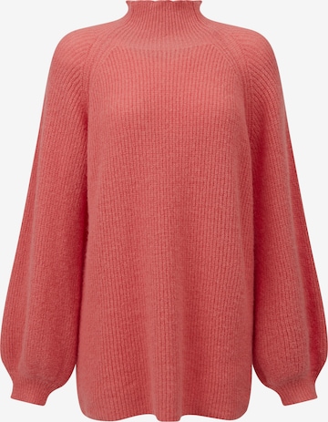 Lexington Oversized Sweater 'Ebba' in Pink: front