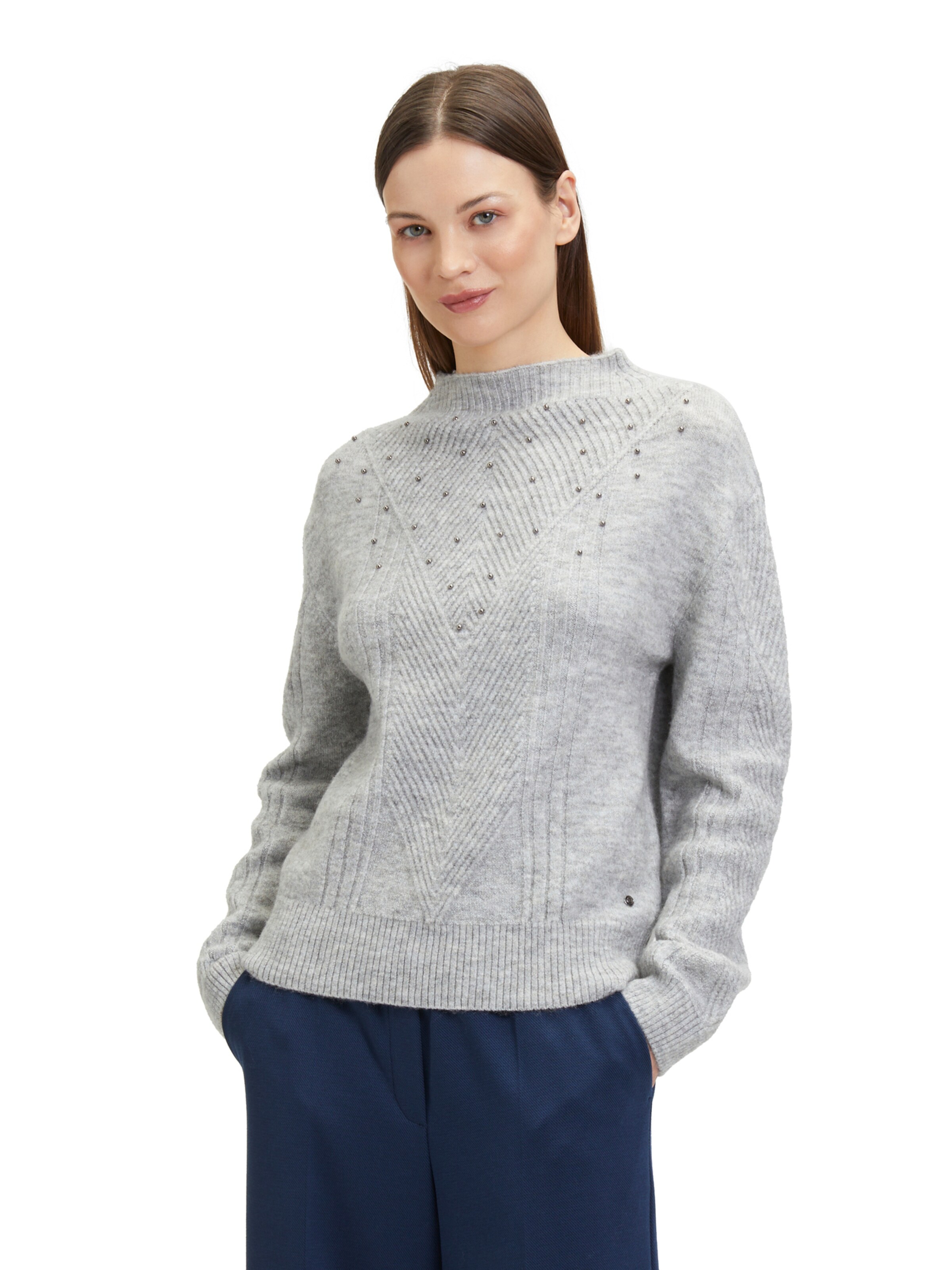 Betty & Co Pullover in Grau: Vorderseite