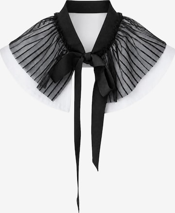 Guler 'La Reine Collar' de la Christine on the clouds pe negru: față