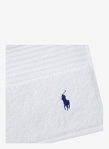 Ralph Lauren Home Shower Towel 'POLO PLAYER' in White