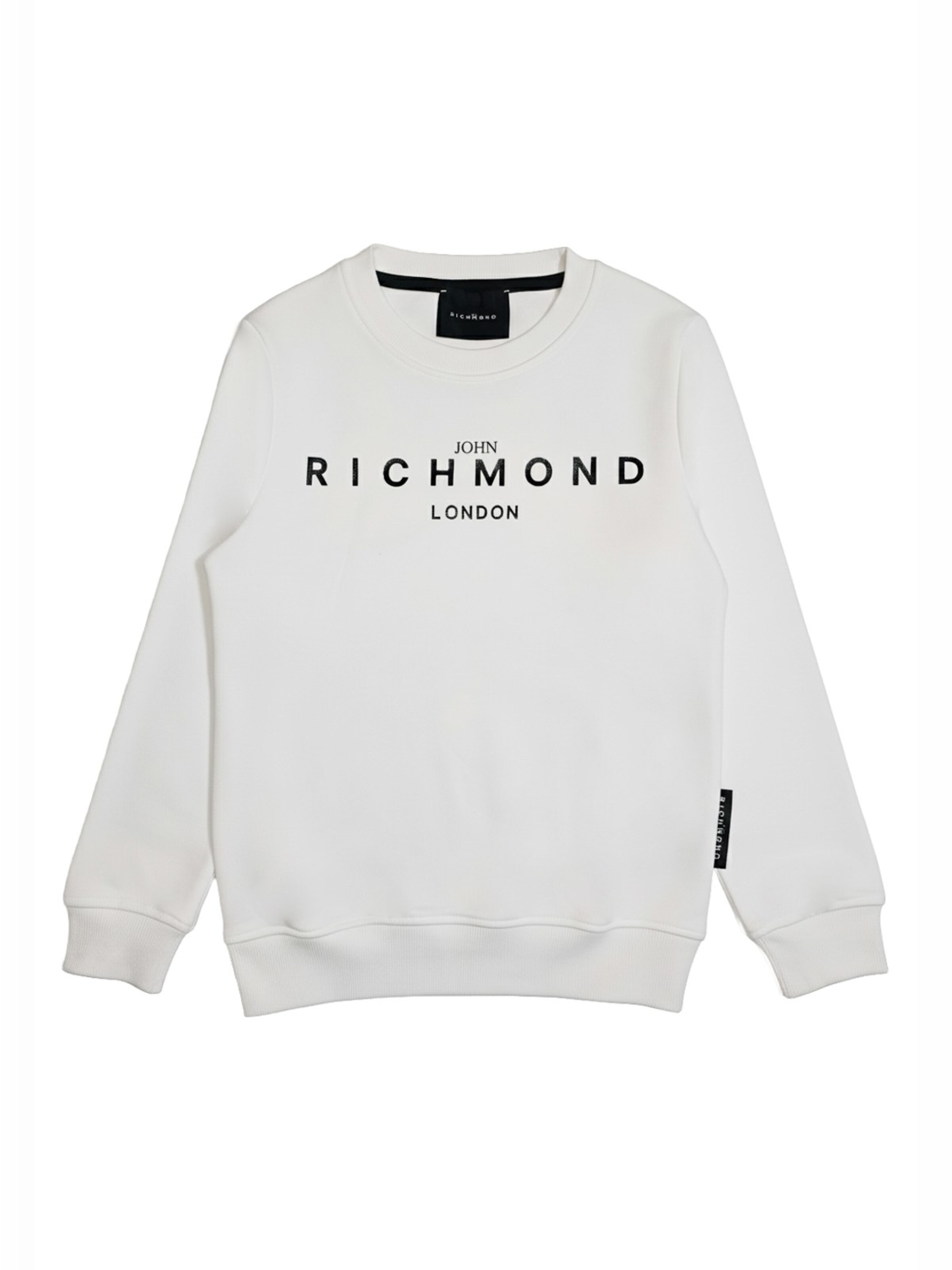 John Richmond Sweatshirt 'Felpa girocollo bianca per bambino' in Wit: voorkant