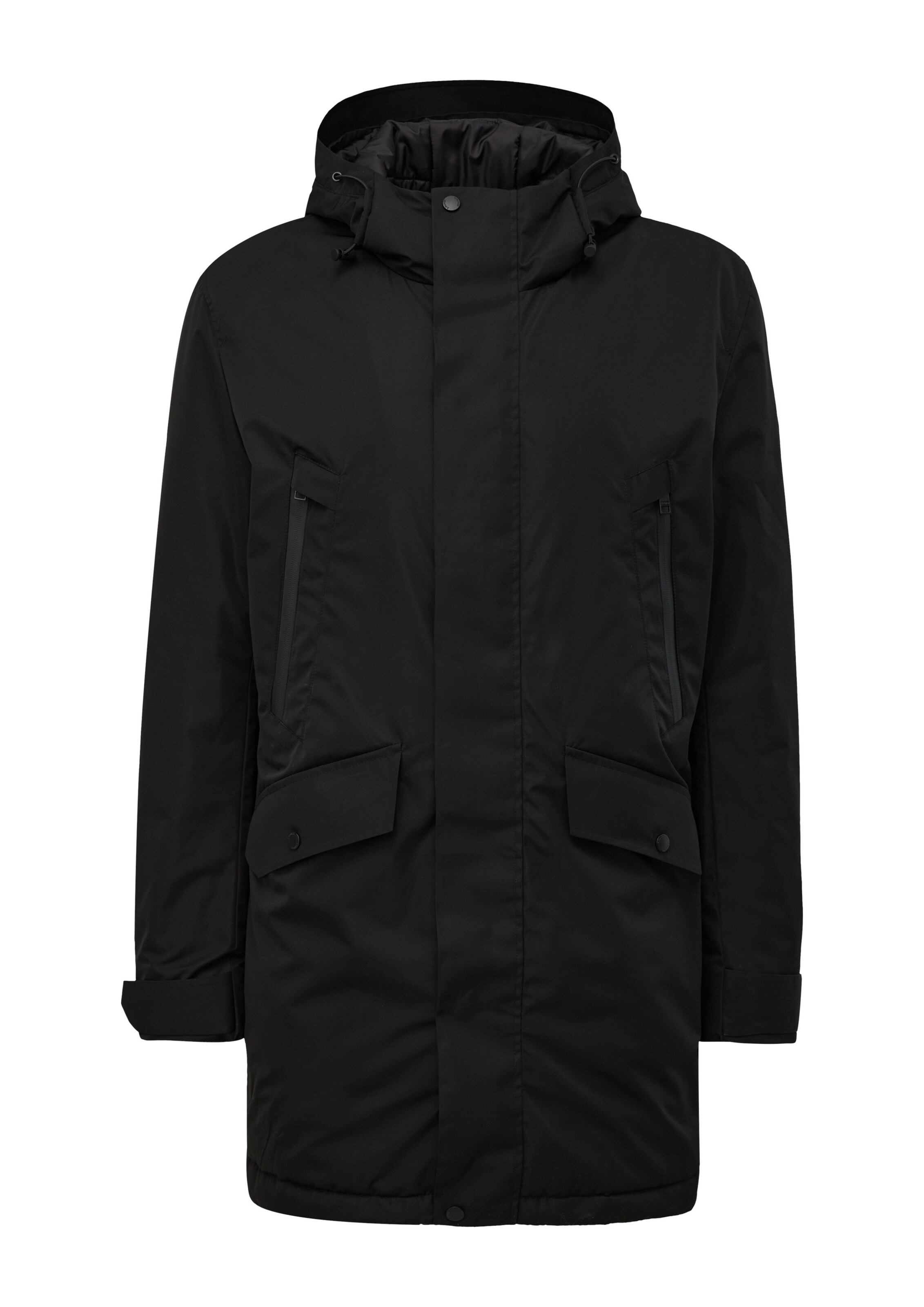 Parka invernale di s.Oliver in nero: frontale