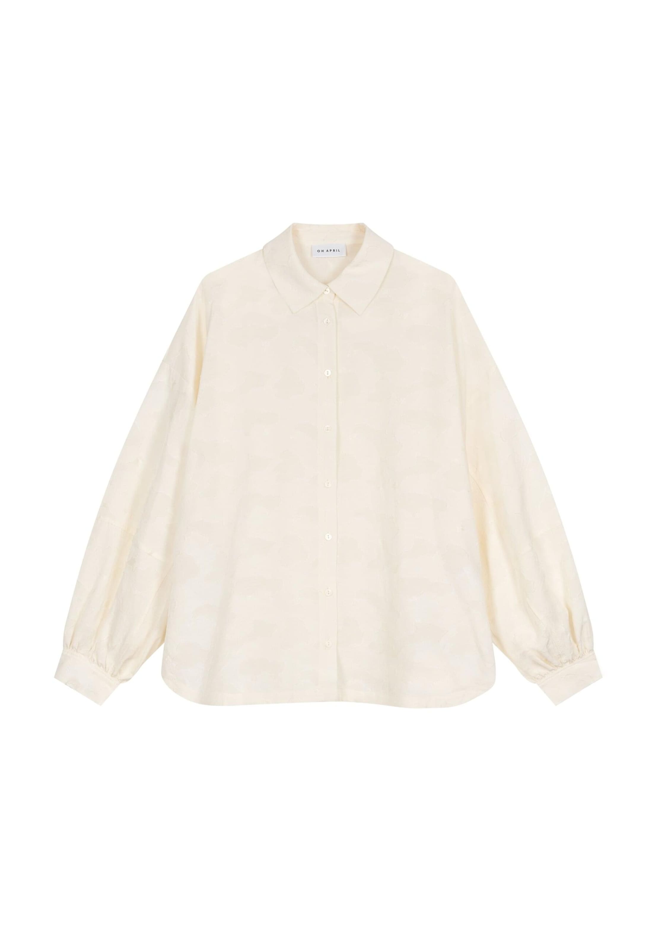 OH APRIL Bluse 'Lah' in Beige: Vorderseite