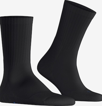 FALKE Socks in Black: front