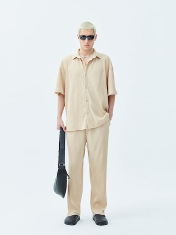 Comfort fit Camicia 'Manche' di VAMOS CLO in beige