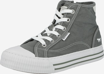 MUSTANG High-Top Sneakers in Grey: front