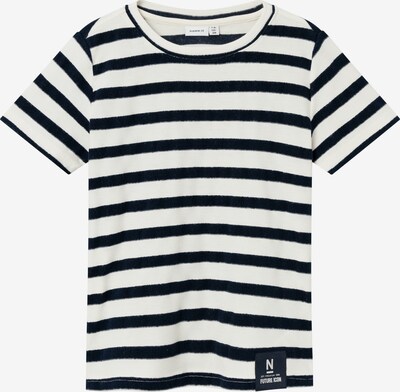 NAME IT Shirt 'DUNSTER' in de kleur Donkerblauw / Offwhite, Productweergave