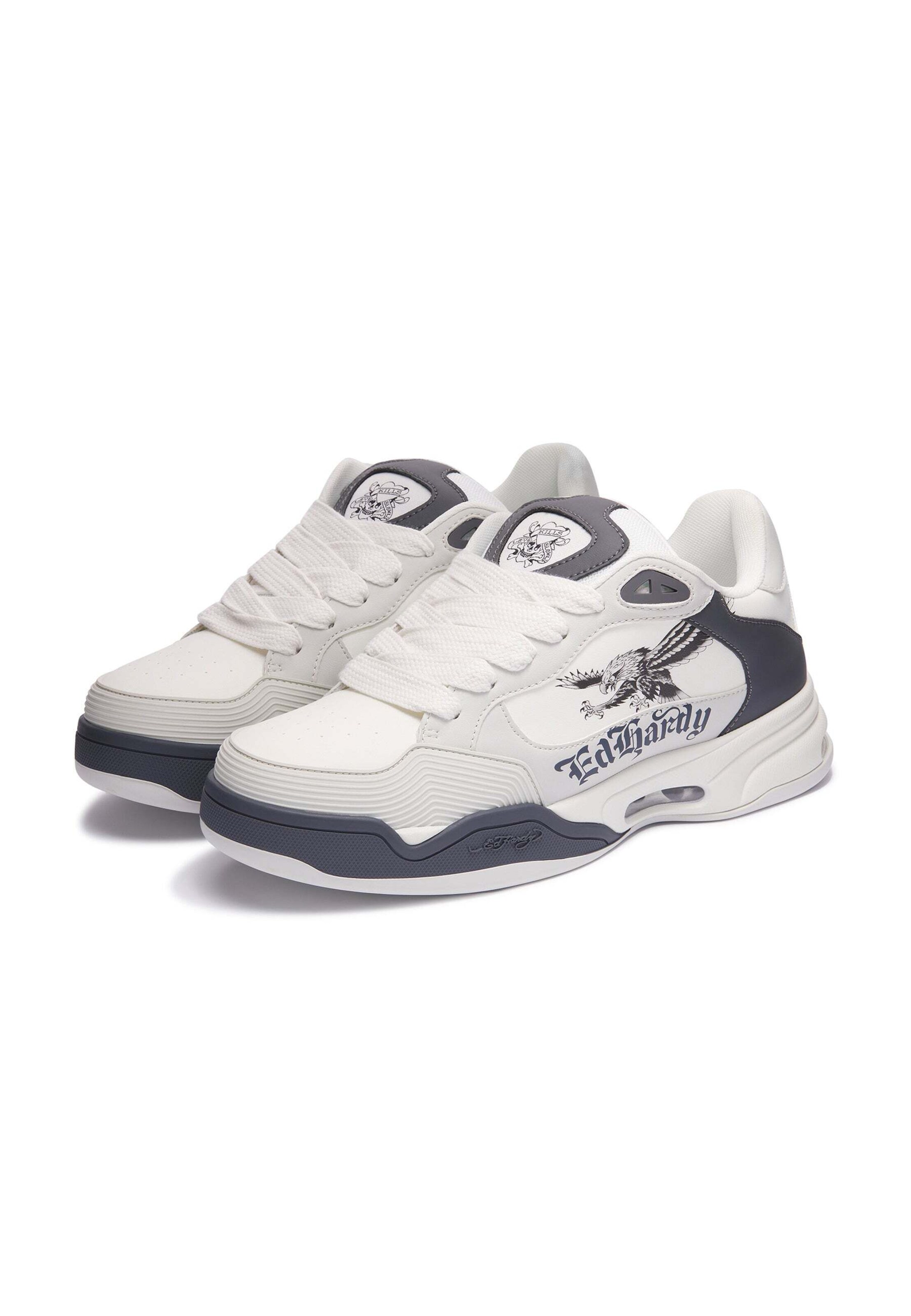 Ed Hardy Nízke tenisky 'Soaring Eagle' - Biela