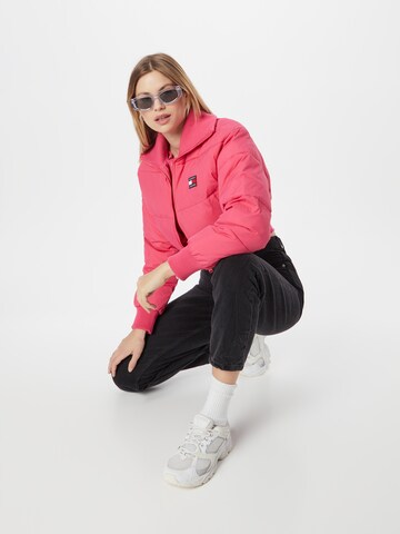 Tommy Jeans Winter jacket in Pink