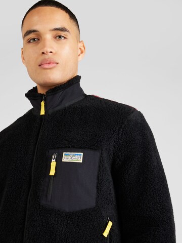 Polo Ralph Lauren Fleece jas in Zwart