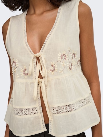 JDY Vest 'JDYMaddie' in White