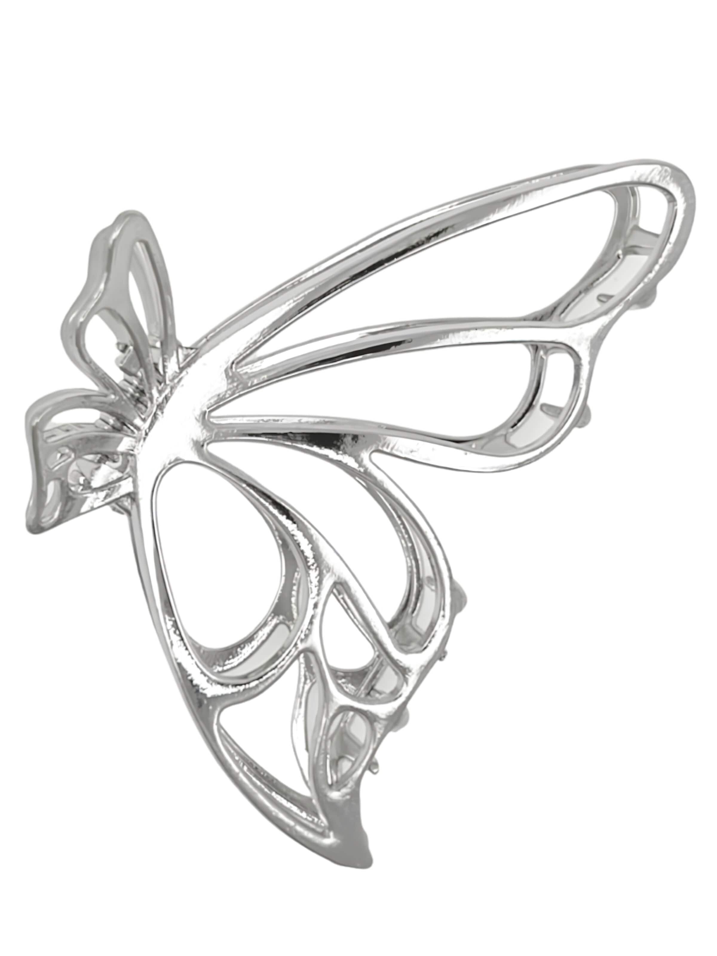 soho Hair accesoires Hair jewelry 'Nabi Hair Claw - Silver' in 11 cm x 8 cm x 2cm in Silver, Item view