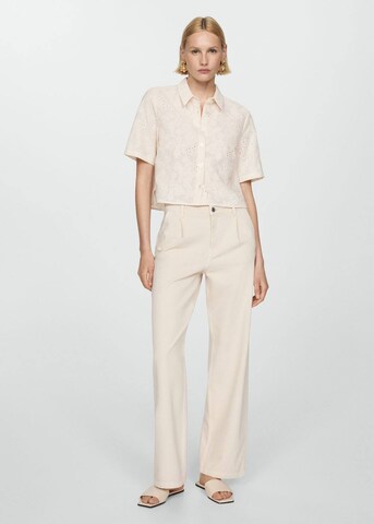 MANGO Blouse 'Peperoni' in Beige