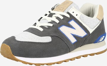 Sneaker low '574' de la new balance pe gri: față