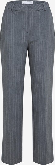 SELECTED FEMME Pantalón de pinzas 'Myla' en gris basalto / blanco, Vista del producto