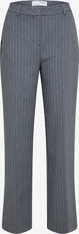 SELECTED FEMME - Pierna ancha Pantalón de pinzas 'Myla' en gris: frente