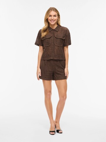 VILA Blouse 'VIMerinda' in Bruin