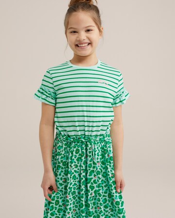 WE Fashion Kleid in Grün: Vorderseite