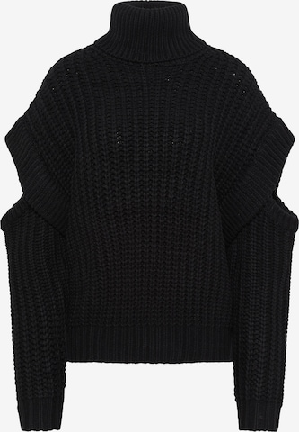 Pull-over faina en noir : devant