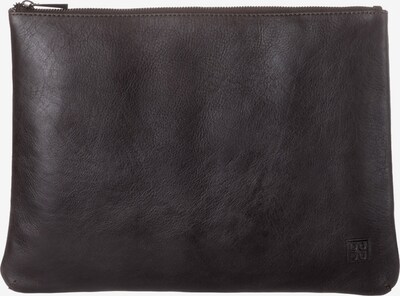 DuDu Clutch in dunkelbraun, Produktansicht