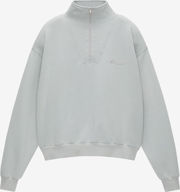 Sweat-shirt Pull&Bear en gris : devant