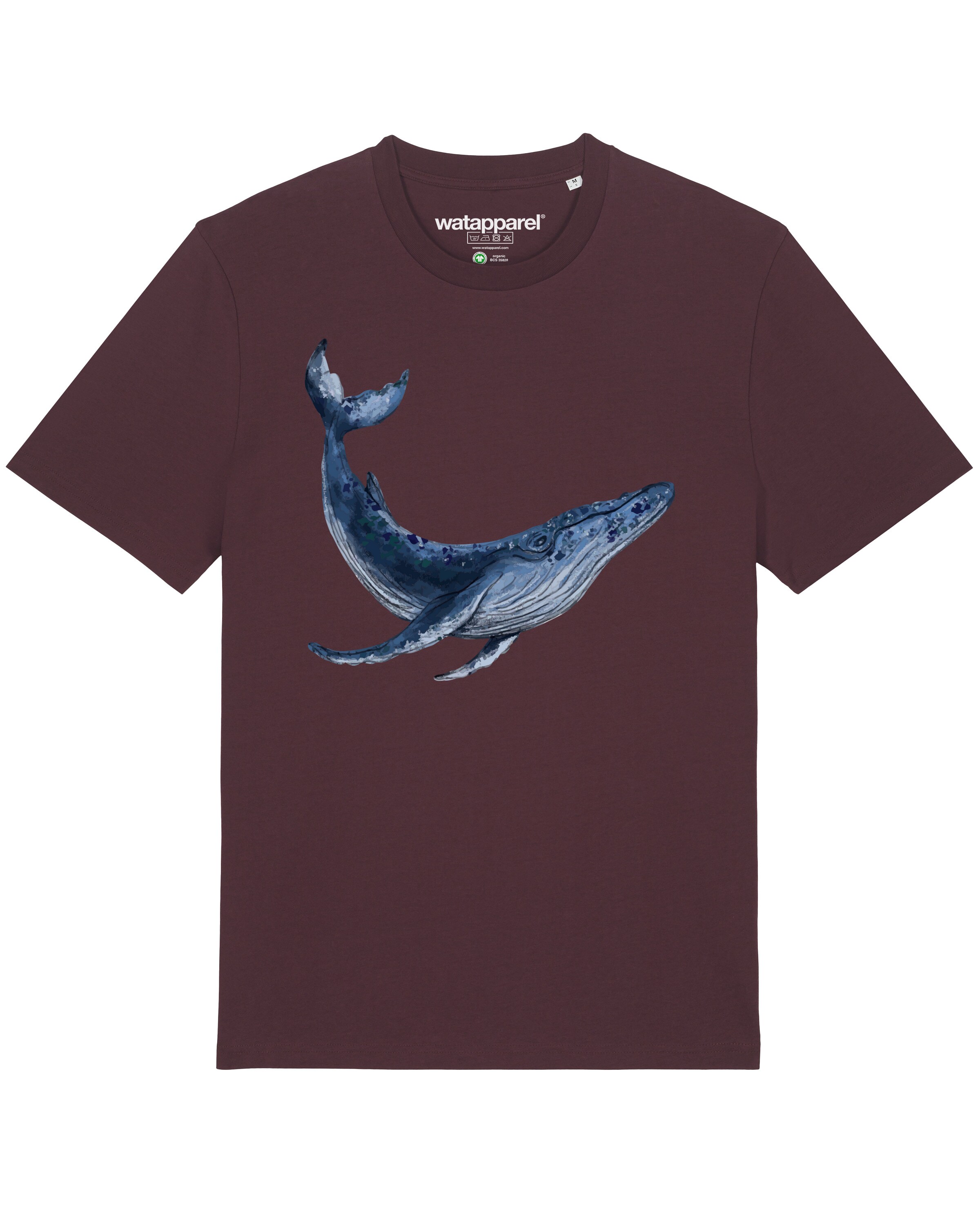 T-Shirt ' Wal ' Watapparel en rouge : devant