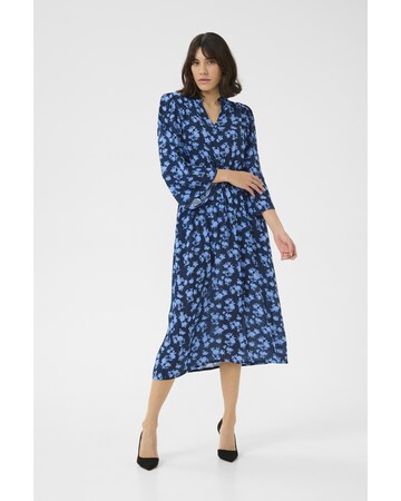 Kaffe Jurk 'Amber' in Blauw