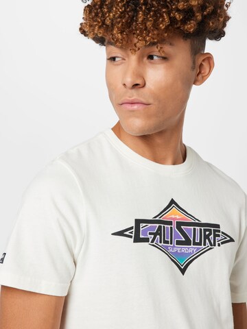 Superdry T-Shirt 'Cali' in Weiß