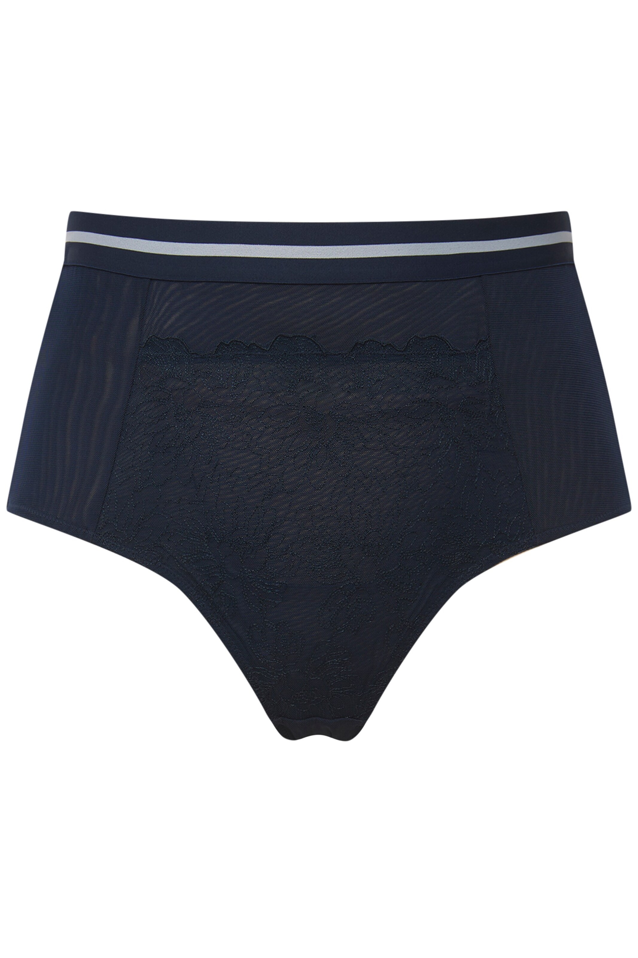 Slip Ulla Popken en bleu : devant