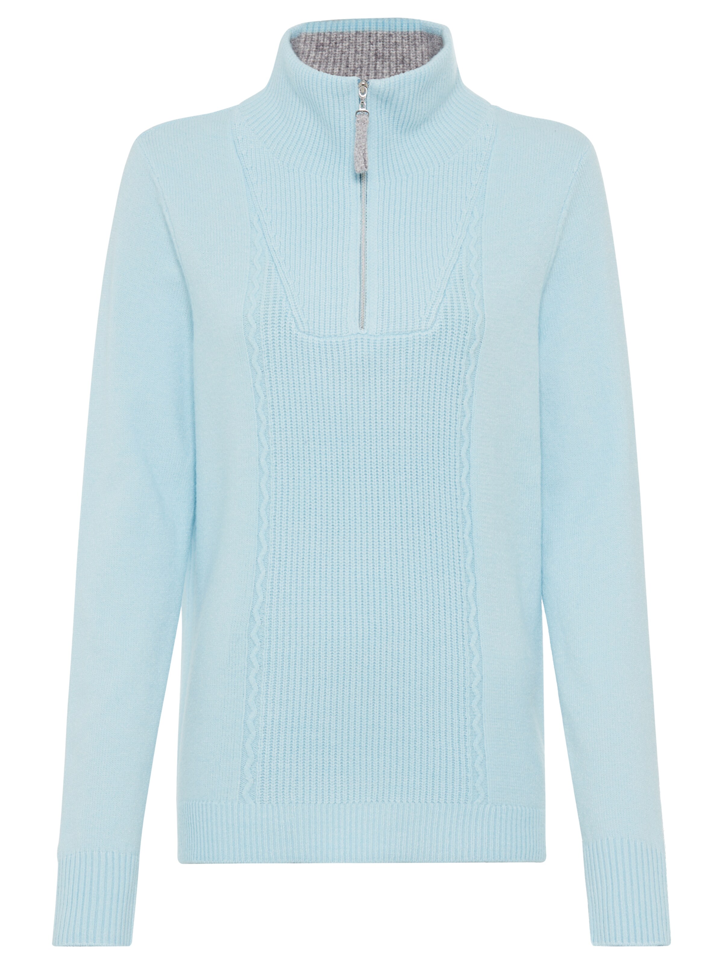 Pull-over 'Henny' Olsen en bleu : devant