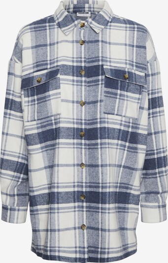 Noisy may Bluse 'Flanny' in rauchblau / weiß, Produktansicht