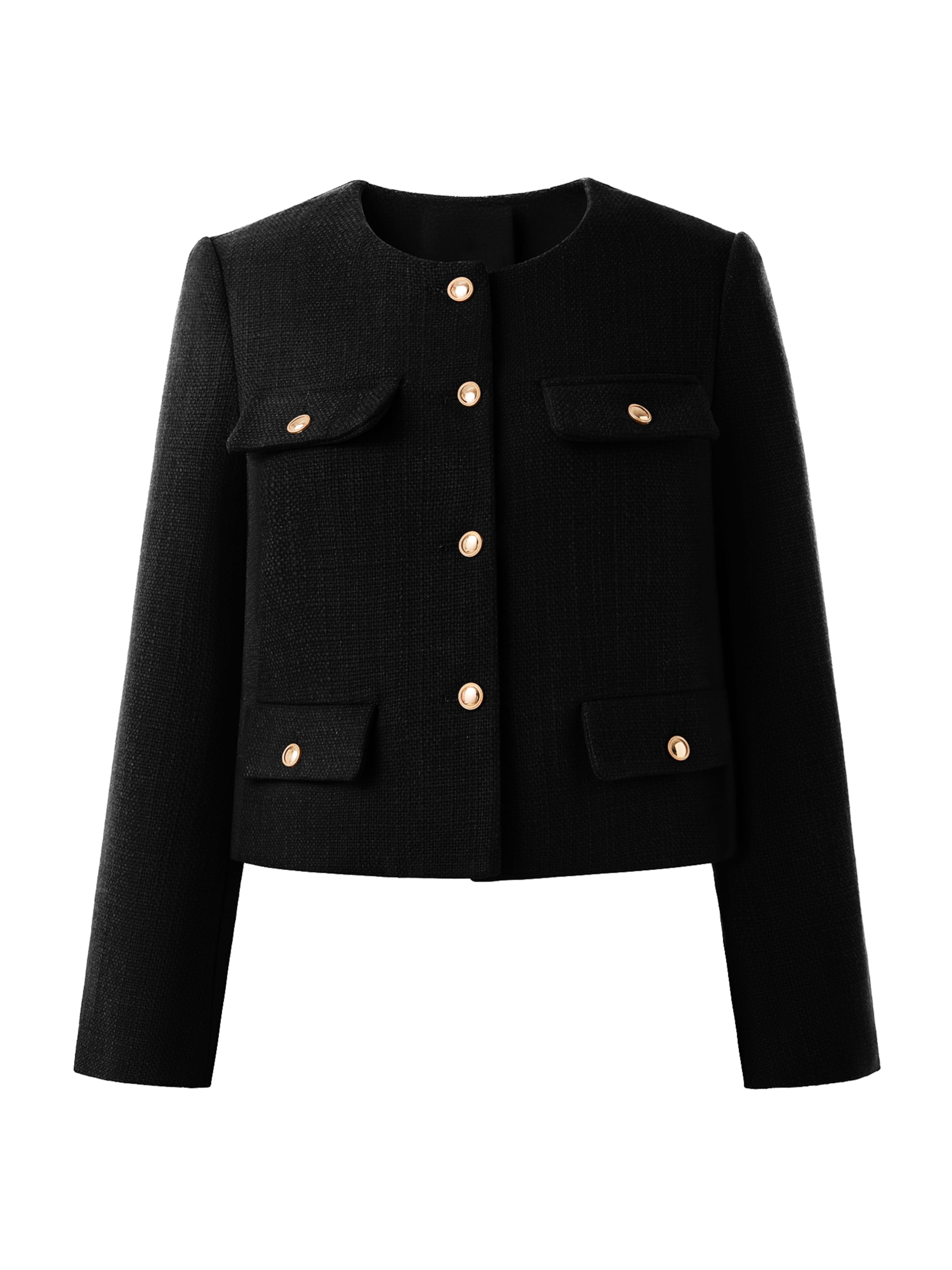 Imily Bela Демисезонная куртка в Черный: спереди