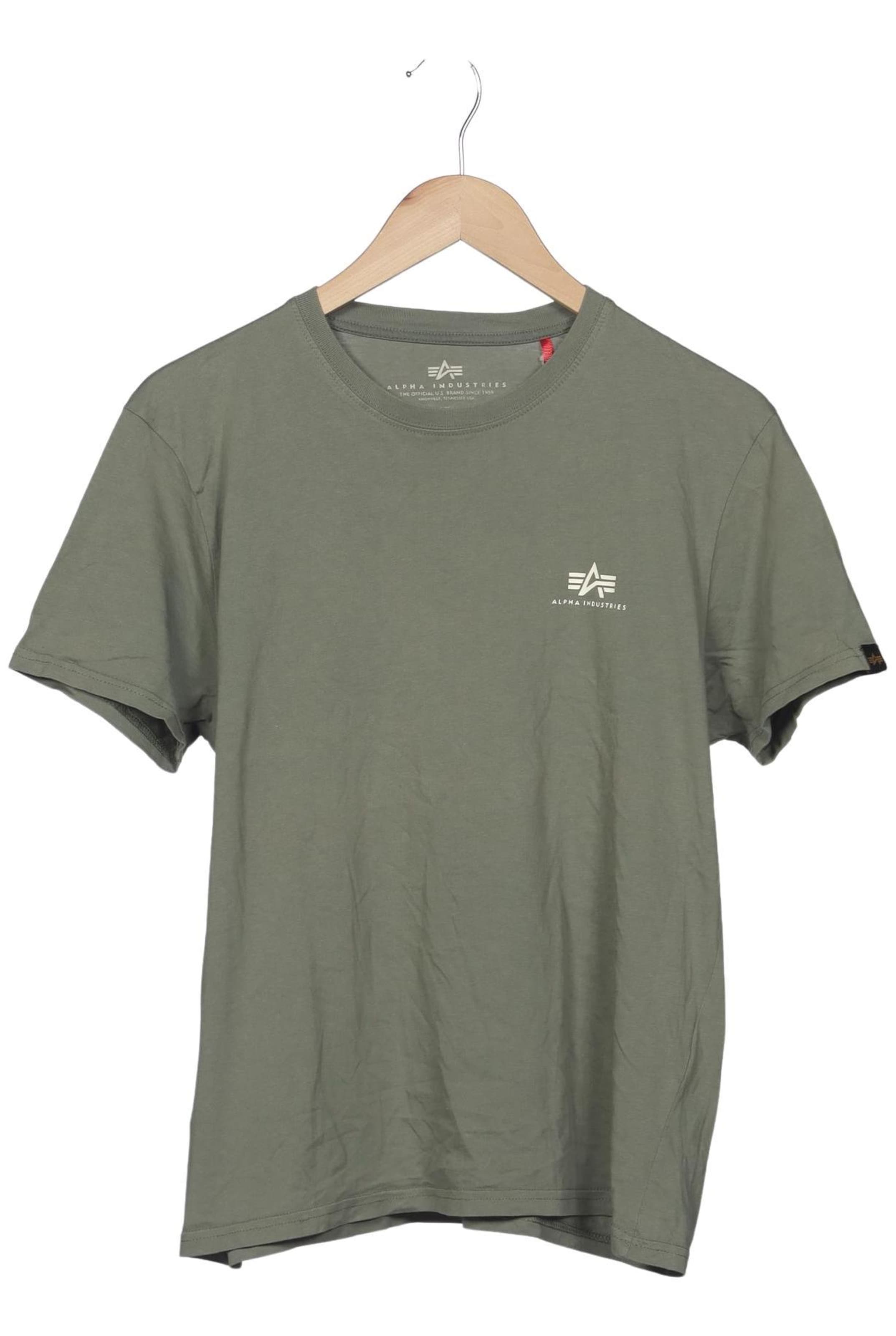 ALPHA INDUSTRIES Shirt in L in Green: front