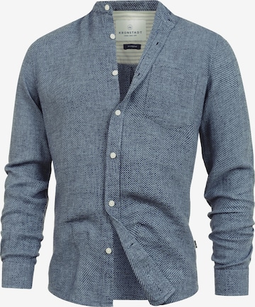 Kronstadt Zakelijk overhemd 'KSGallagher' in Blauw: voorkant