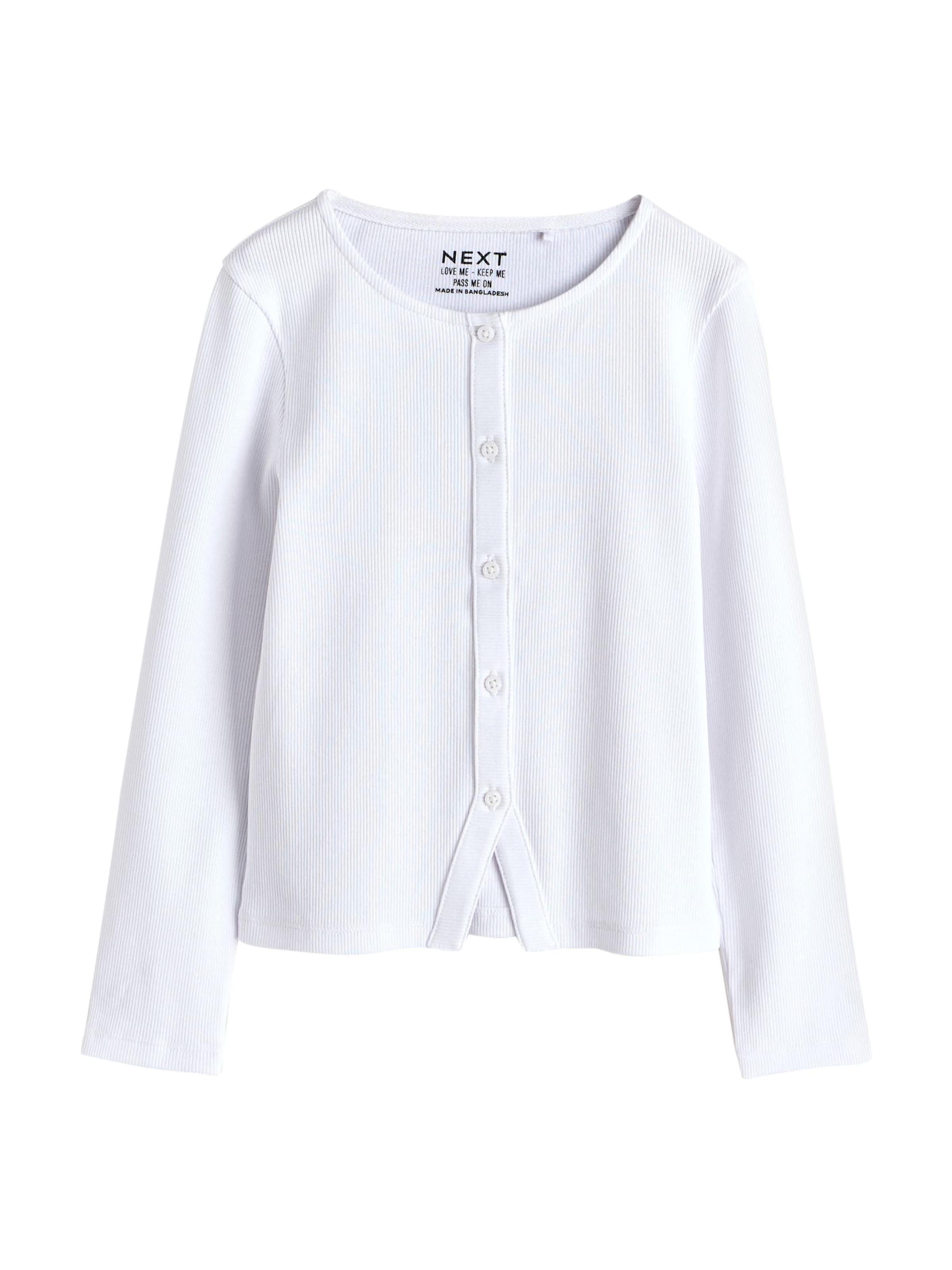 Next Gebreid vest in Wit: voorkant