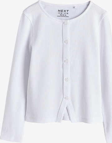 Next Neuletakki värissä valkoinen: etupuoli