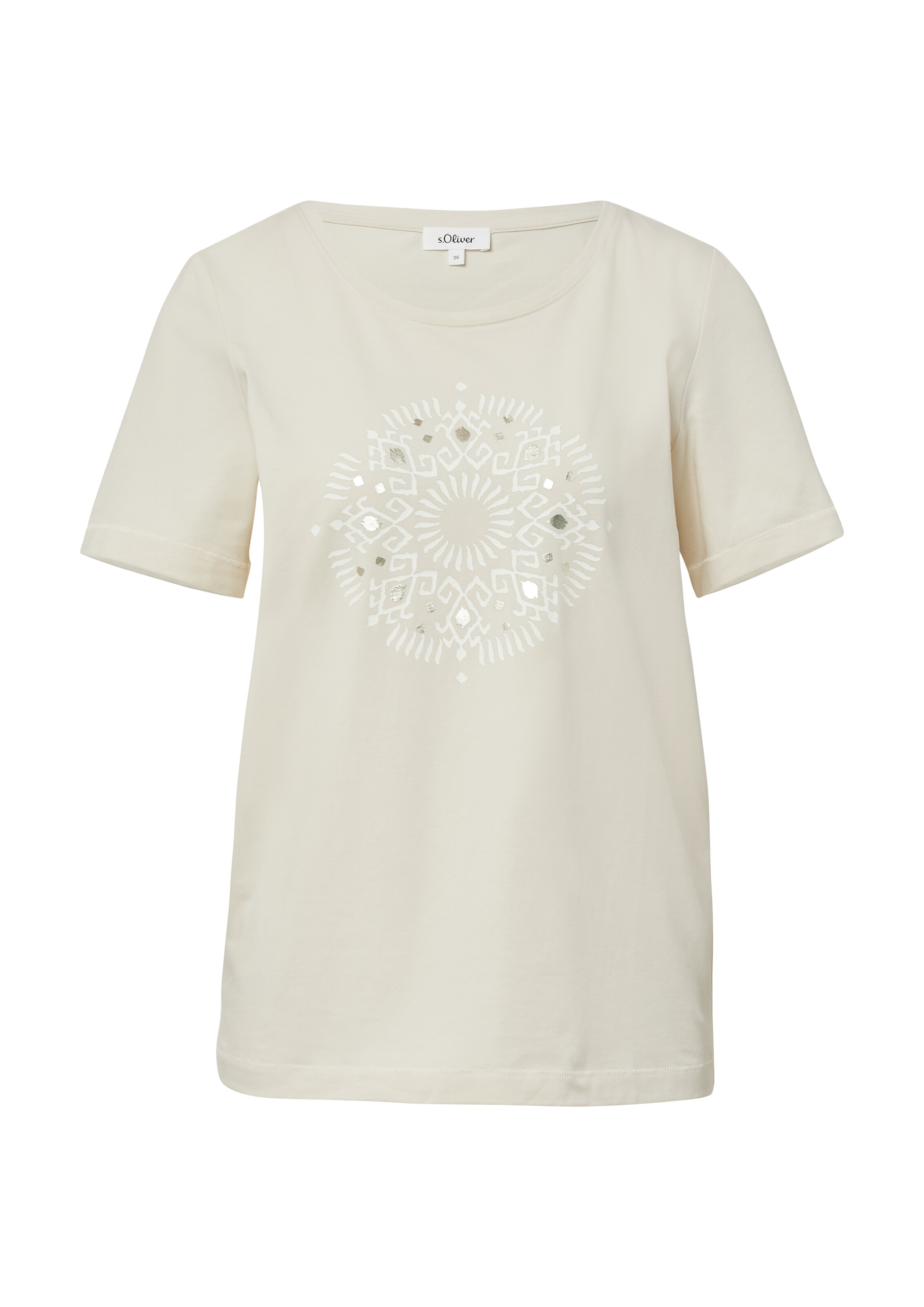 s.Oliver Shirt in Beige: front